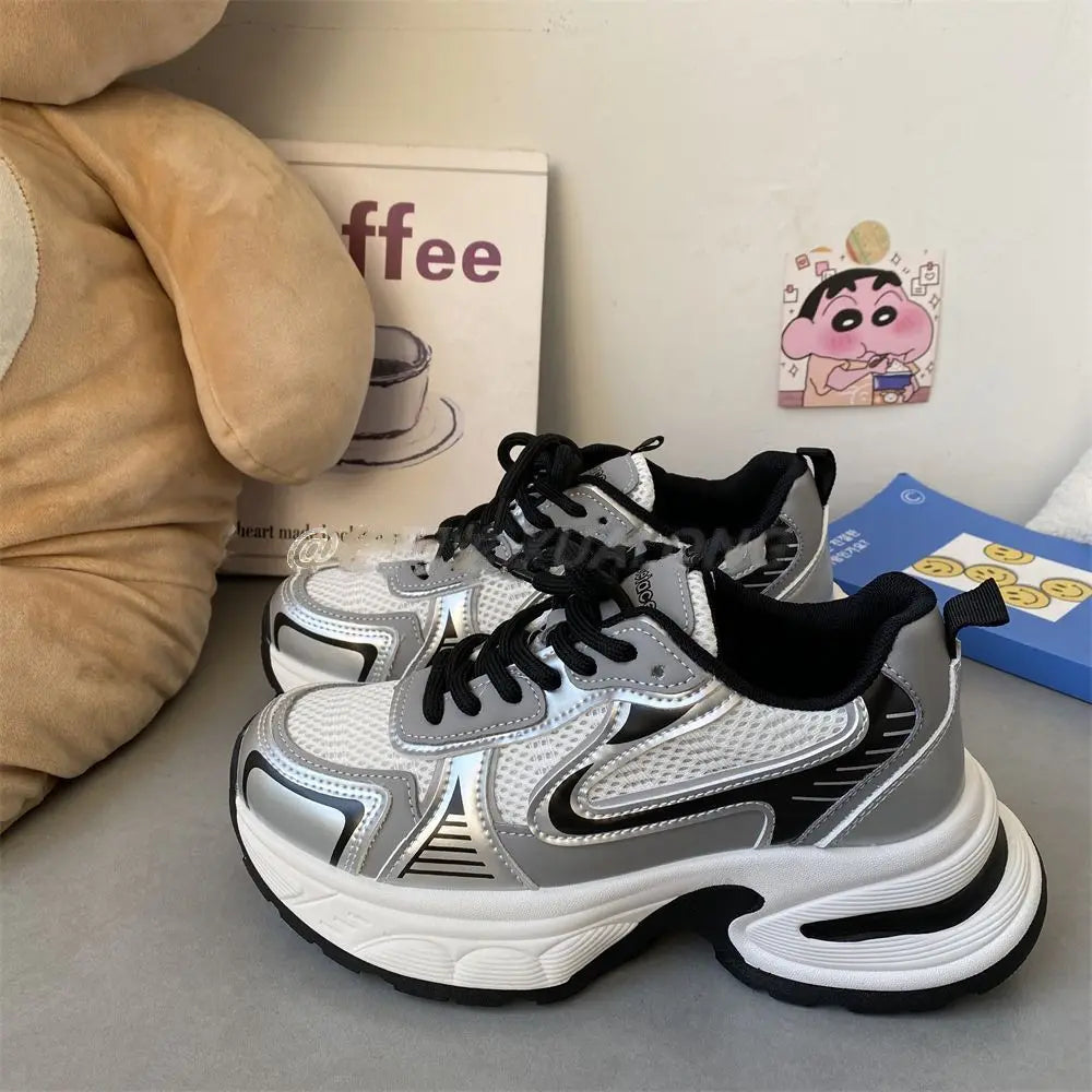 Sneakers Fashion Mujer 2025 - Zapatillas Running Luxury Plataforma Transpirables