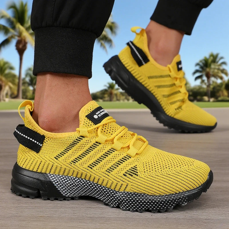 Sneakers Hombre Alta Calidad - Transpirables Fashion Gym Casual Walking Antideslizantes Ligeros