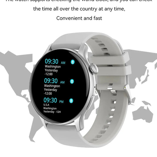 Smartwatch Unisex para Hombre y Mujer - Reloj Inteligente Multifunción