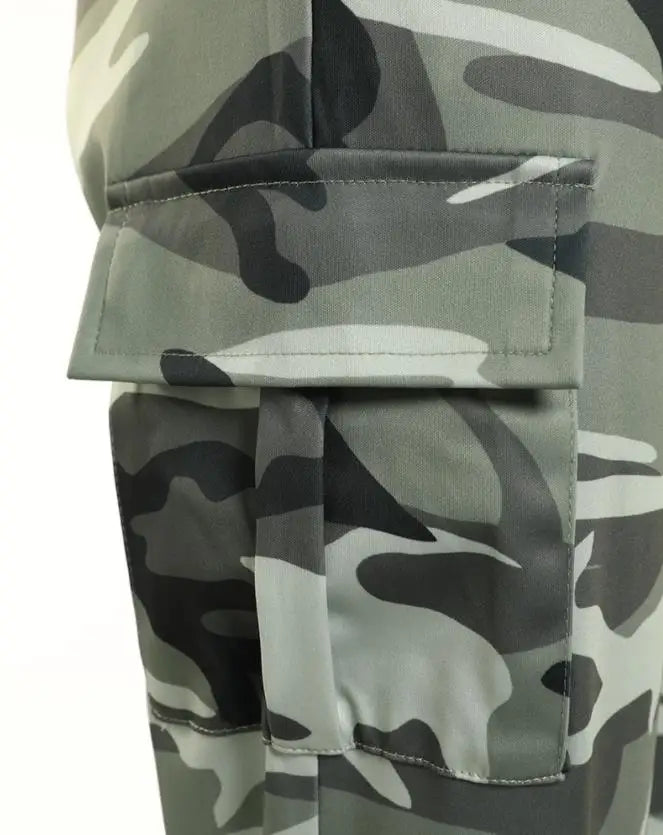Pantalón Cargo Mujer Camuflaje - Pantalón Primavera Cintura Alta
