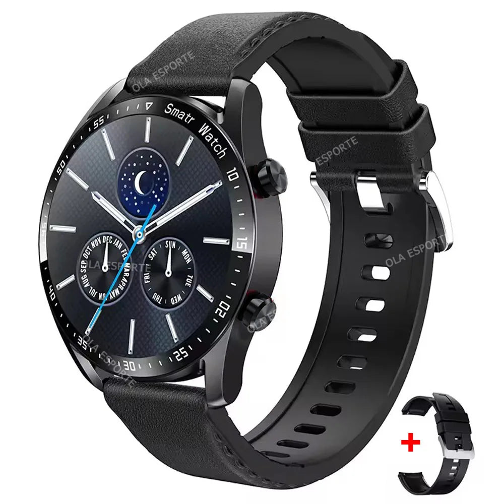 Smartwatch 2025 AMOLED Hombre Mujer - Pantalla Táctil Completa Bluetooth Llamadas 5ATM Deportivo