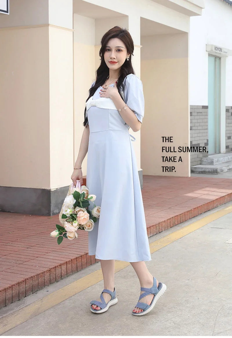 Sandalias Cuña Mujer Deportivas - Zapatos Playa Outdoor Aumenta Altura Cómodas Verano