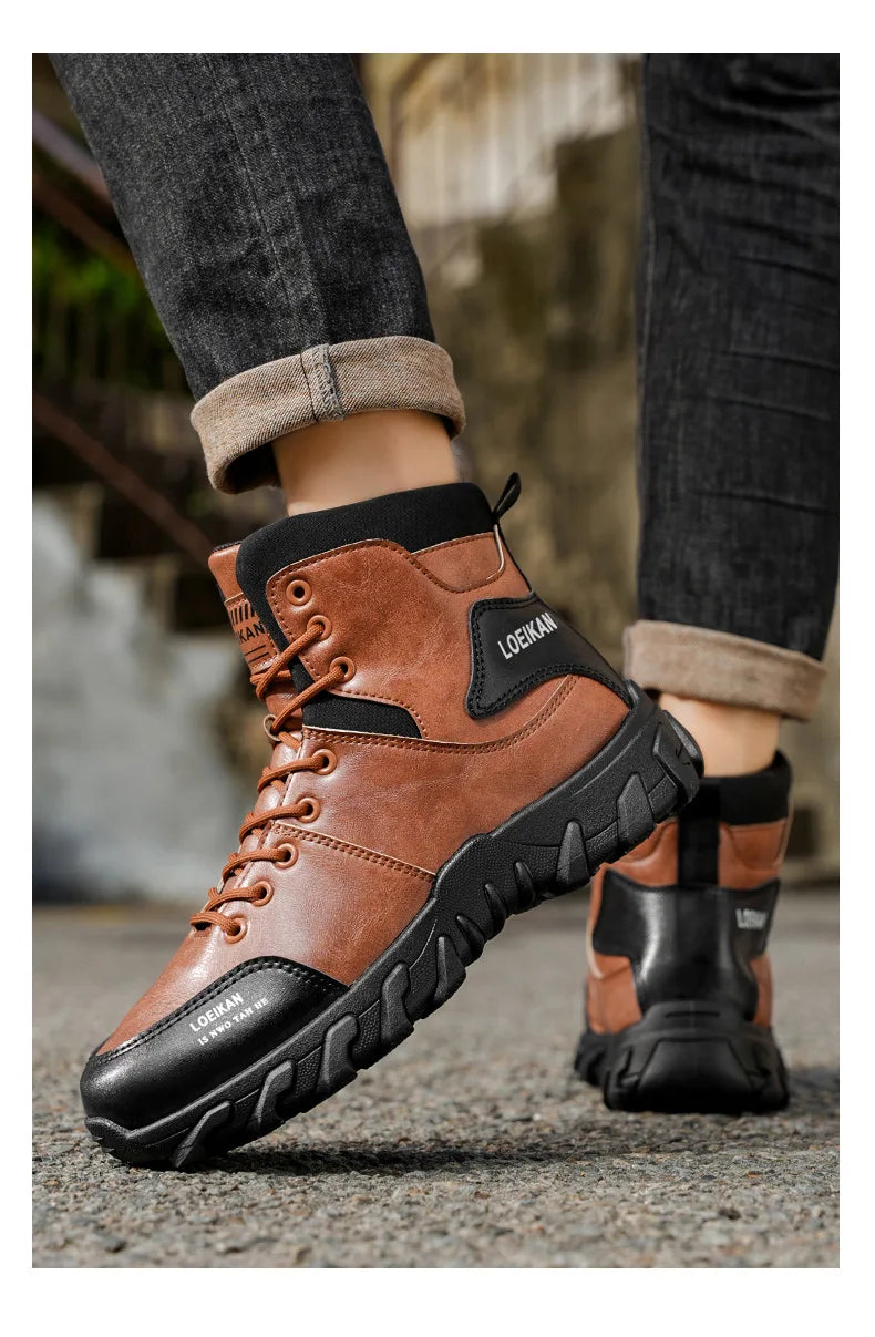 Botas Hombre Montañismo Deportivas - Casual Outdoor Senderismo Trendy Fashion Street Versátiles