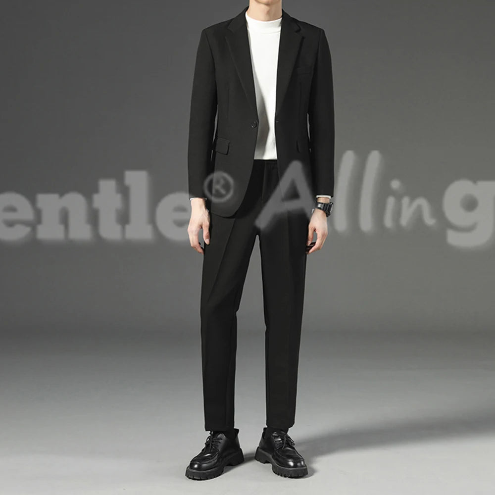 Traje Hombre Classic Fit 2 Piezas - Blazer y Pantalón Formal Business Boda Oficina