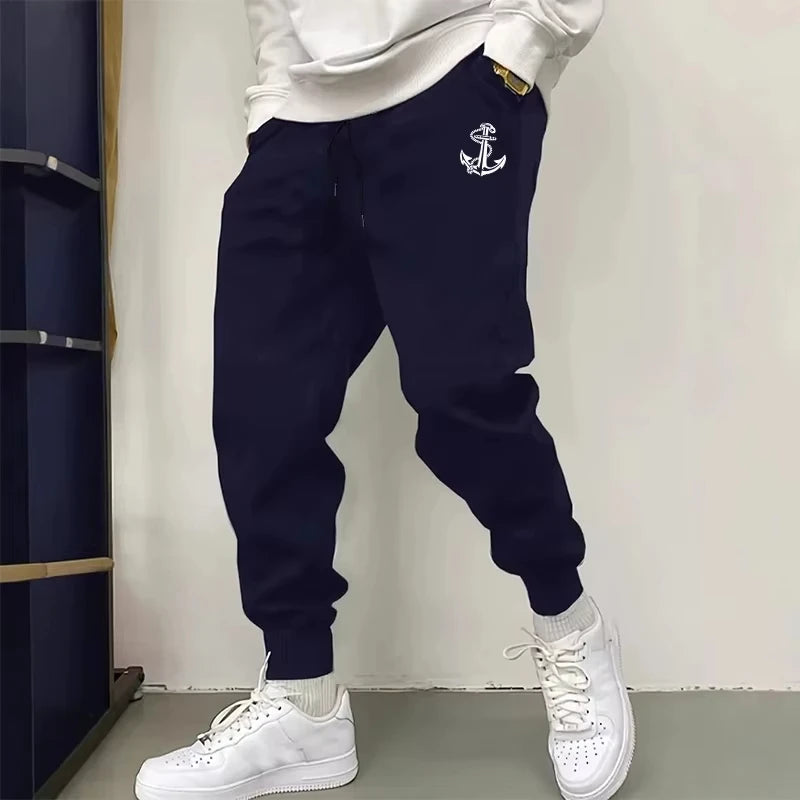 Pantalones Jogger Hombre Estampado 2025 - Streetwear Urbano Cálido