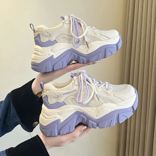 Sneakers Running Mujer Ligeros 2024 - Zapatillas Mesh Campus Casual Trendy