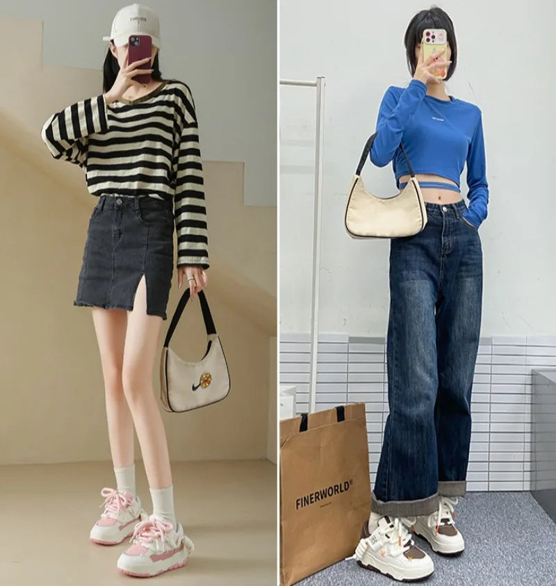 Sneakers Chunky Unisex Suela Gruesa - Zapatillas Casual Versátiles Hombre Mujer