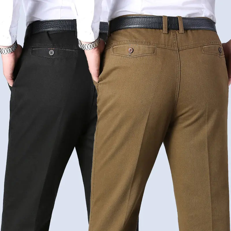 Pantalones Hombre Business Casual - Vestir Rectos Primavera Otoño Formales Sueltos