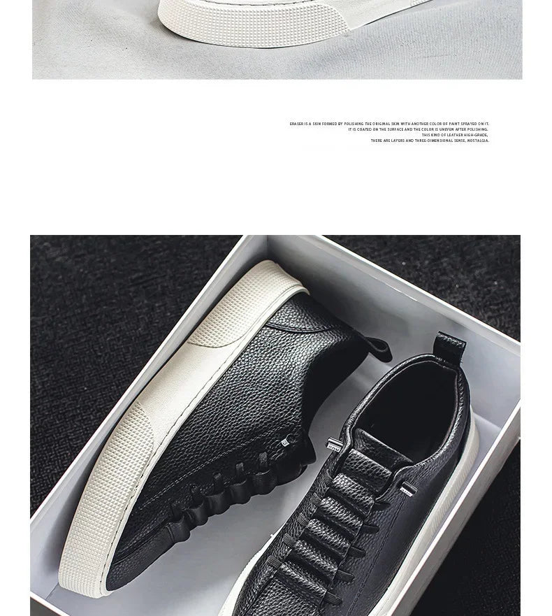 Sneakers Blancos Hombre 2024 Primavera - Zapatillas Casual Running Deportivas Planas