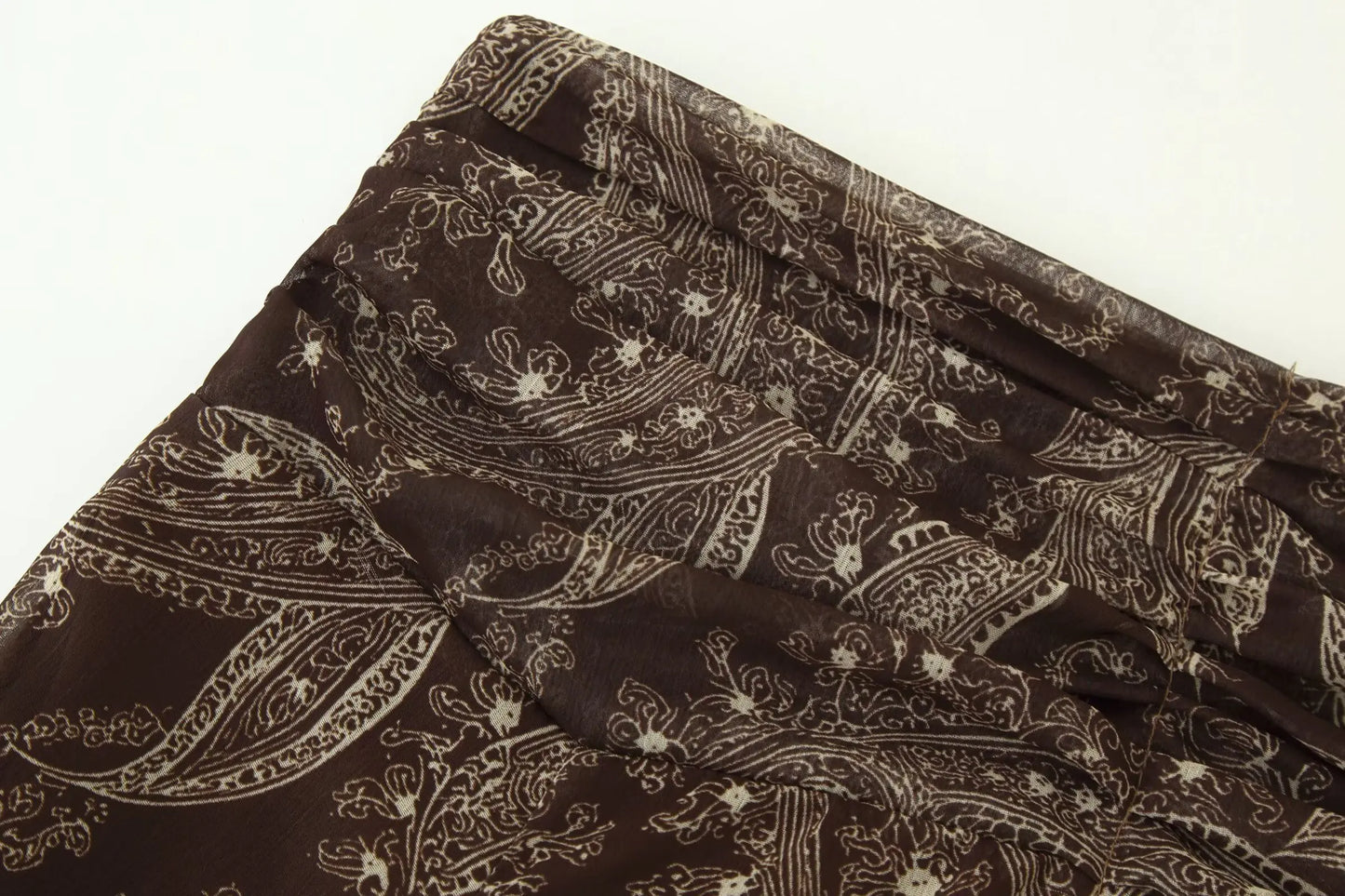 Falda Bohemia Mujer Maxi Elegante - Falda Larga Plisada Floral 2025