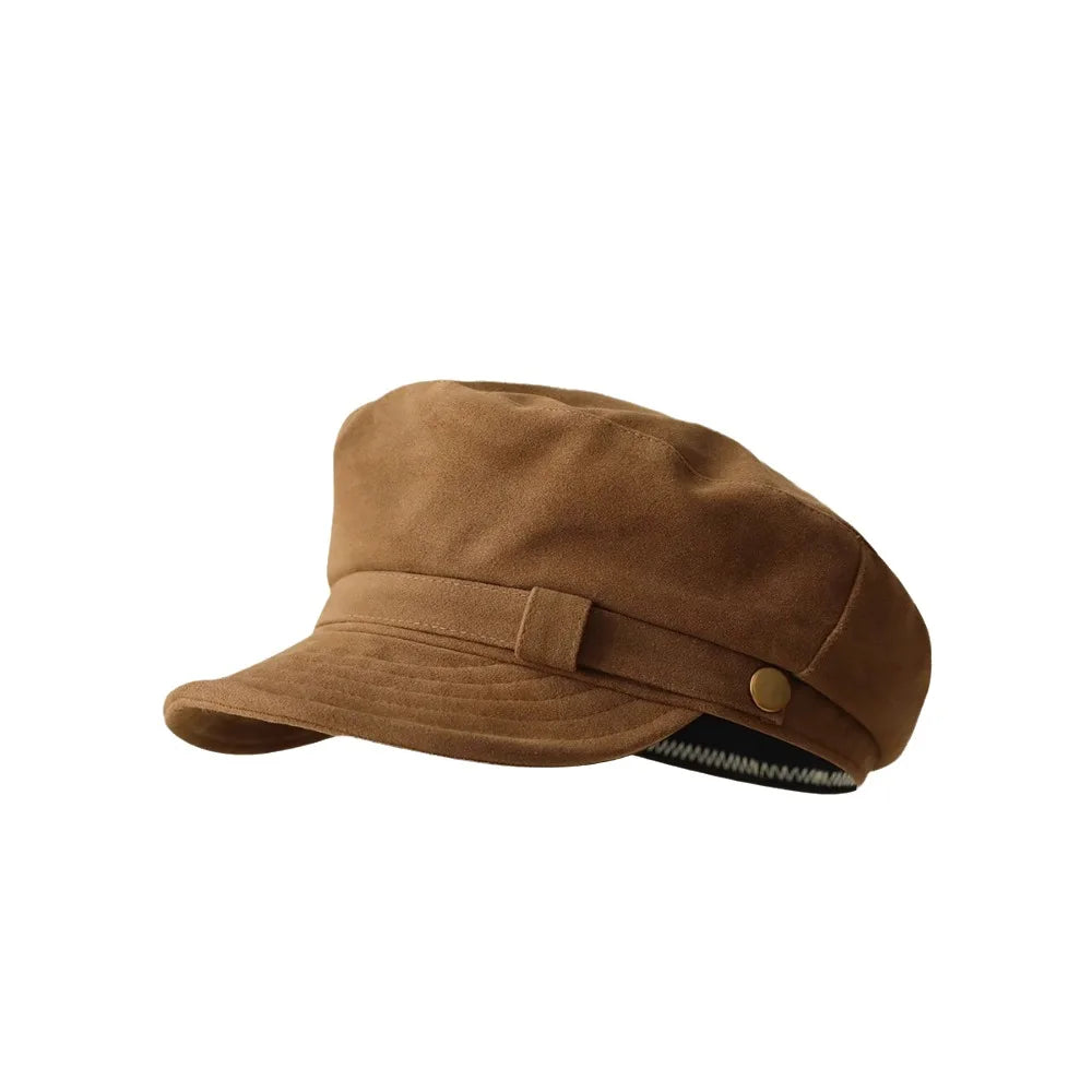 Gorra Mujer Boina Baker Cap - Sombrero Casual Ajustable Newsboy