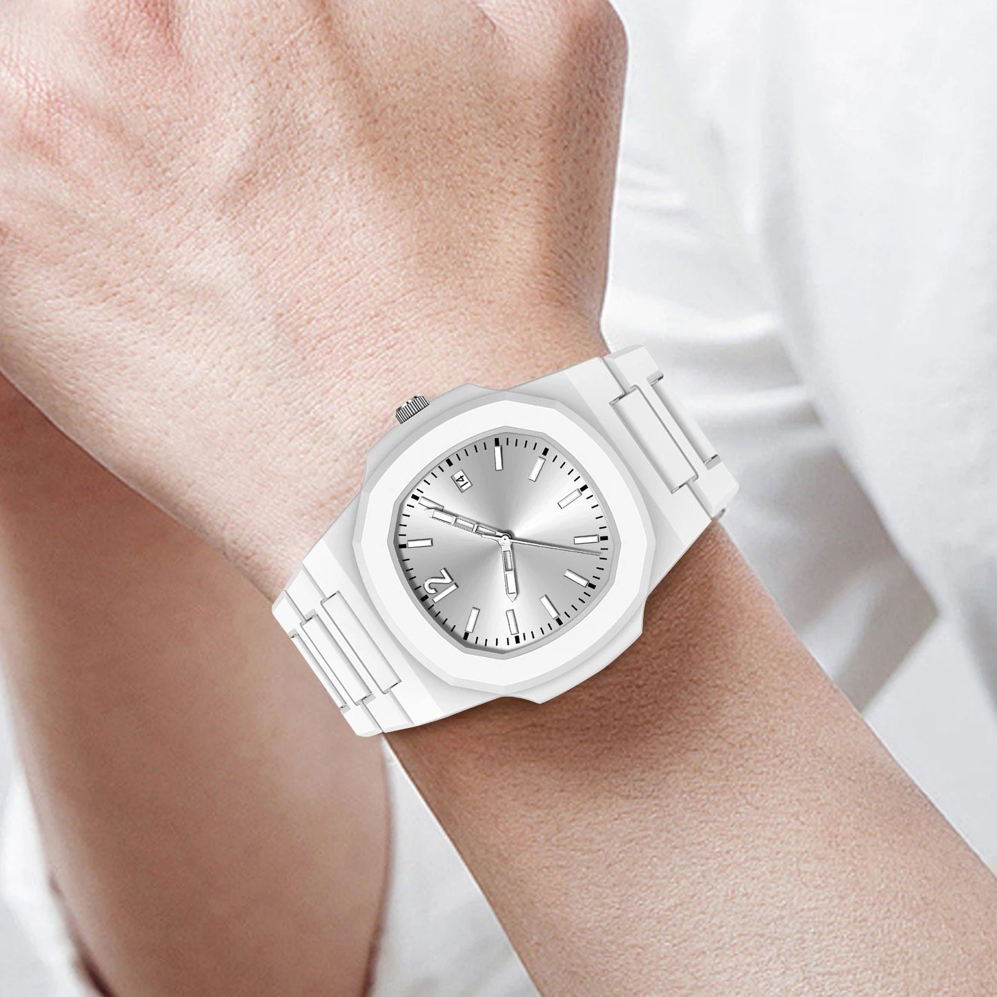 Reloj VA VA VOOM Military 40mm - Cuarzo Silicona Negro Calendario Deportivo