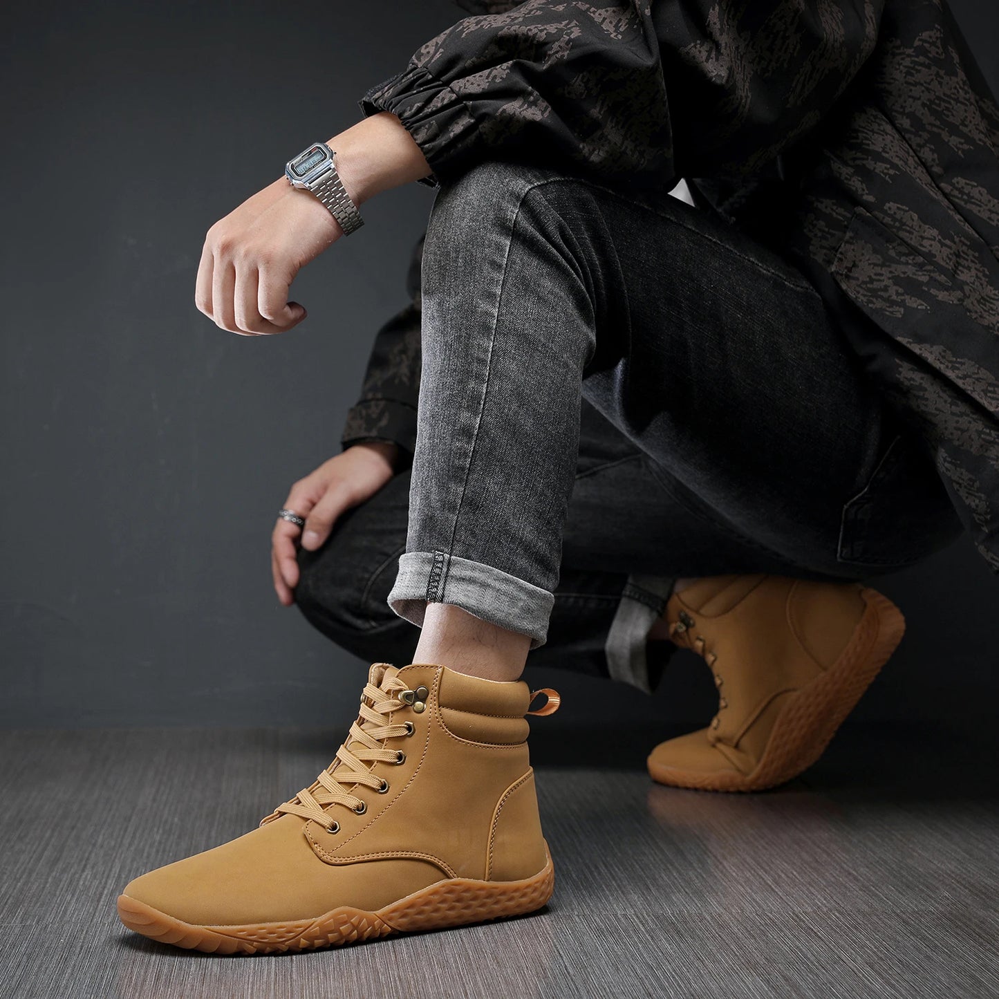 Zapatos Hombre Barefoot Anchos - Outdoor Trail Running Minimalistas Walking Resistentes Agua Antideslizantes