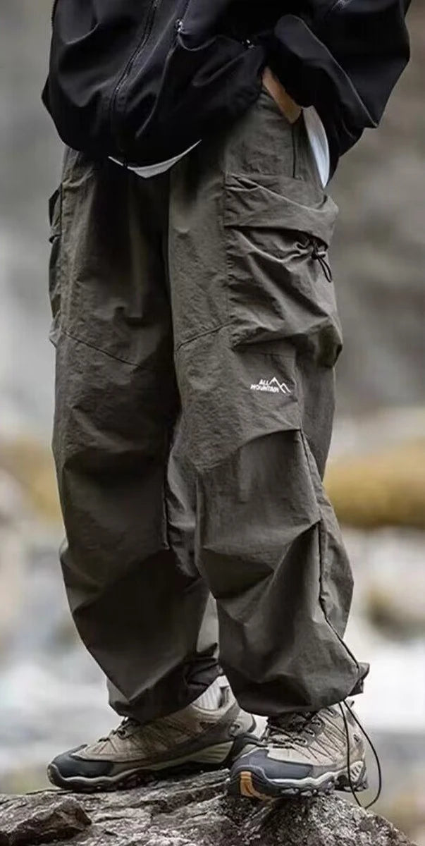 Pantalón Cargo Hombre Verano - Pantalón Paracaidista Outdoor Hiking