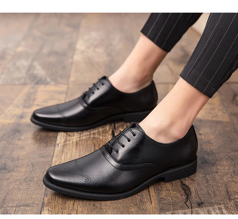 Zapatos Boda Hombre Loafers Borlas - Cuero Slip-On Vestir Business Estilo Británico Formal