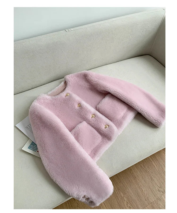 Chaqueta Piel Oveja Mujer Genuina - Chaqueta Shearling Cordero Invierno