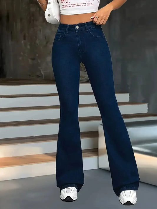 Vaqueros Mujer Skinny Coreanos 2025 - Jeans Cintura Alta Elásticos Vintage