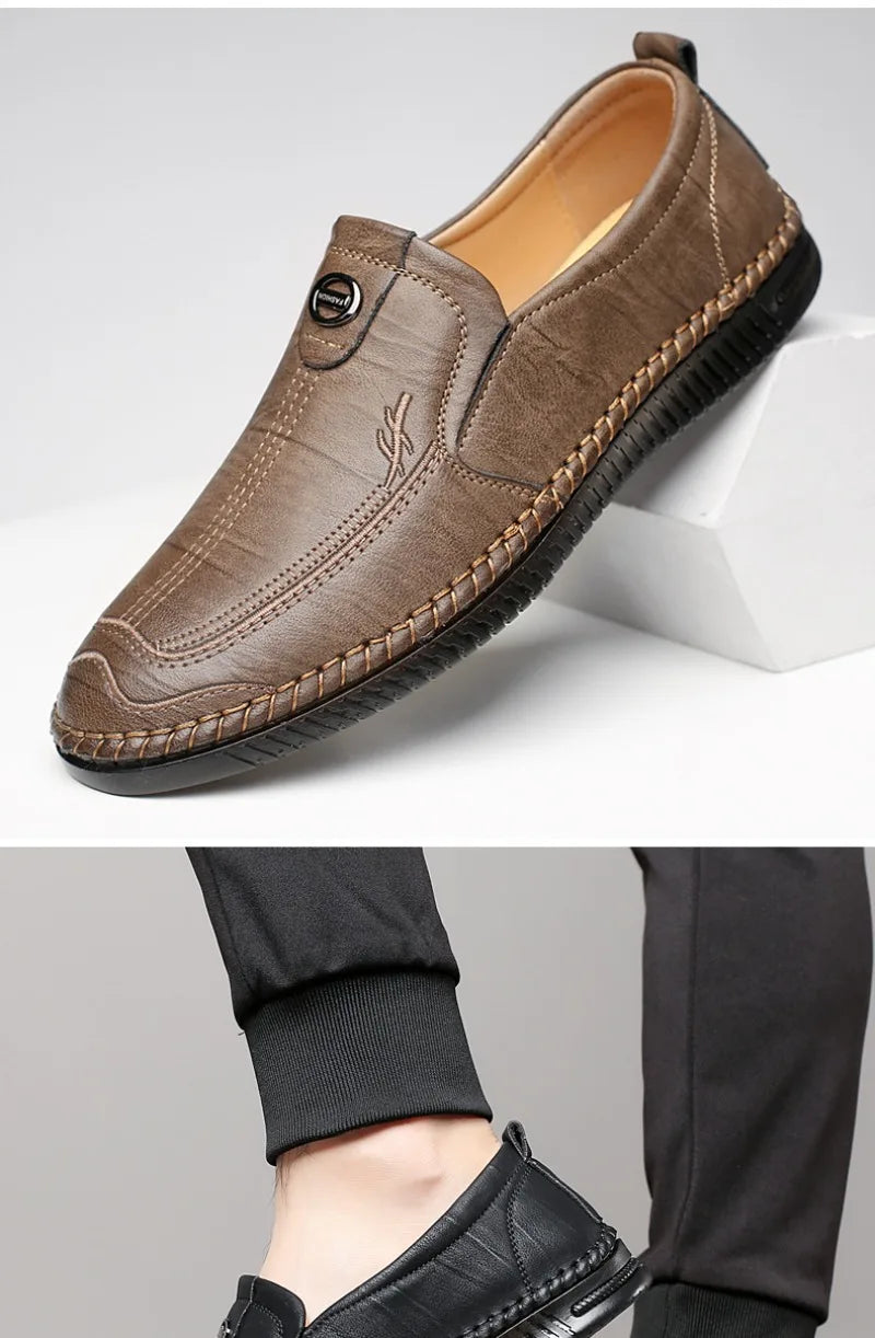 Zapatos Hombre Business Cuero - Vestir Clásicos Fashion Artesanales Conducción Loafers Mocasines