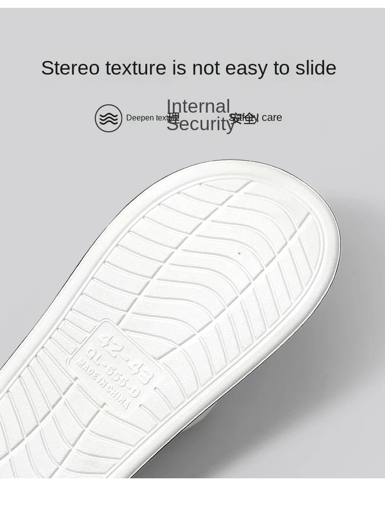 Chanclas Hombre Baño Verano - Antideslizantes Trendy Interior Exterior Casa