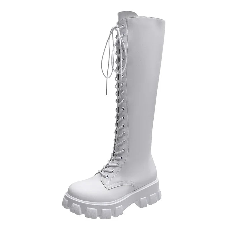 Botas Altas Mujer 2025 Nuevas - Fashion Casual Antideslizantes Plataforma