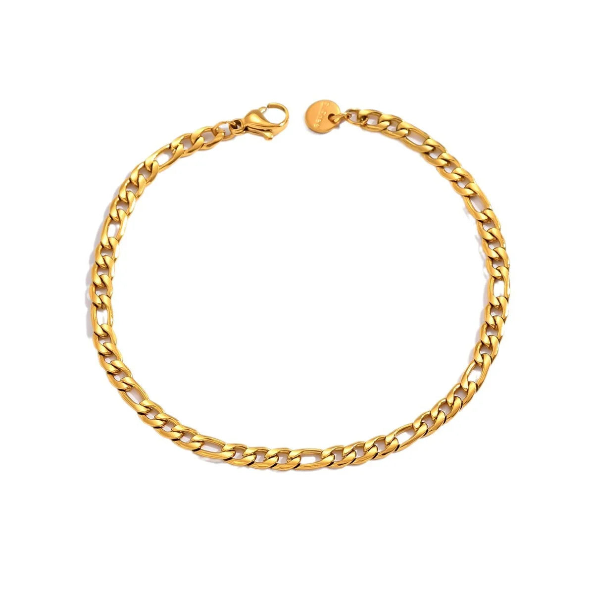 Pulsera Acero Inoxidable Chapado Oro 14K - Unisex