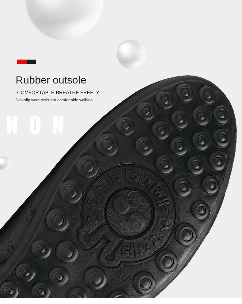 Mocasines Hombre Blancos Cuero - Vestir Casual Slip-On Primavera Otoño Designer