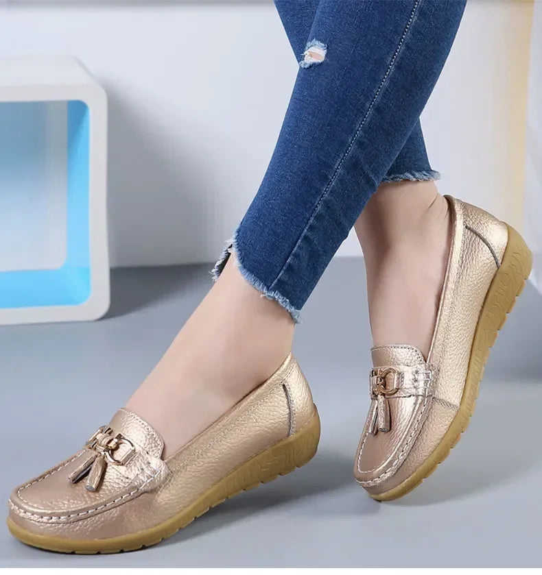 Zapatos Slip-On Mujer Ballet Flats - Moccasins Casual Planos Cómodos