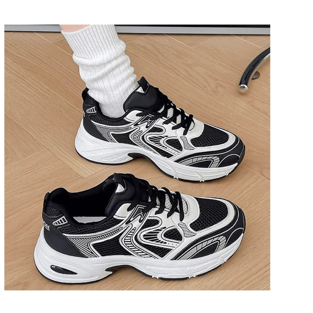 Sneakers Dad Shoes Mujer Verano 2025 - Zapatillas Mesh Transpirables Casual All-Match