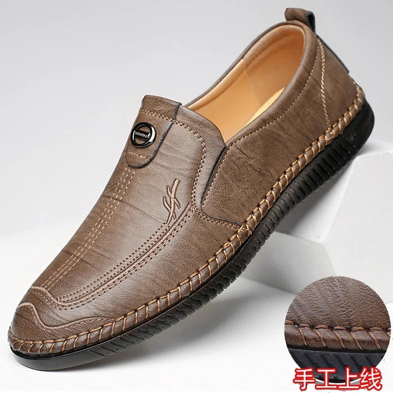 Zapatos Hombre Business Cuero - Vestir Clásicos Fashion Artesanales Conducción Loafers Mocasines