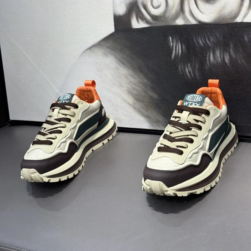 Sneakers Hombre Platform Deportivos - Sport Leisure Casual Antideslizantes Fashion Resistentes Loafers