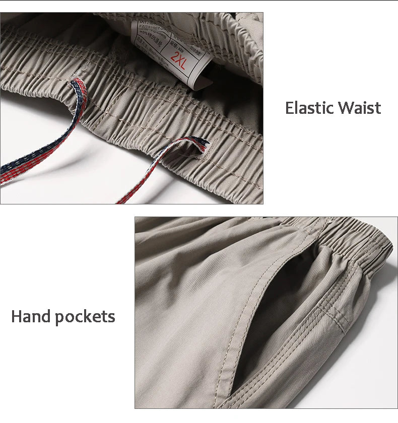 Pantalón Cargo Hombre Algodón - Pantalón Trabajo Verano 6XL