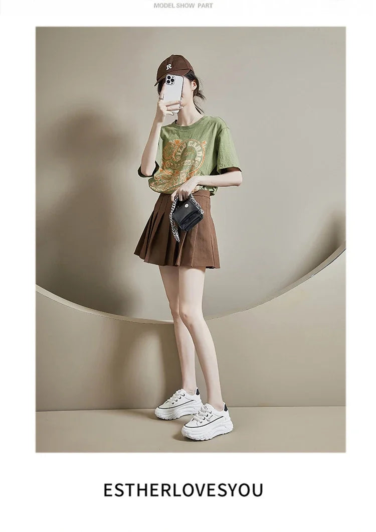 Sneakers Casual Plataforma Mujer - Zapatillas Designer Versátiles Premium