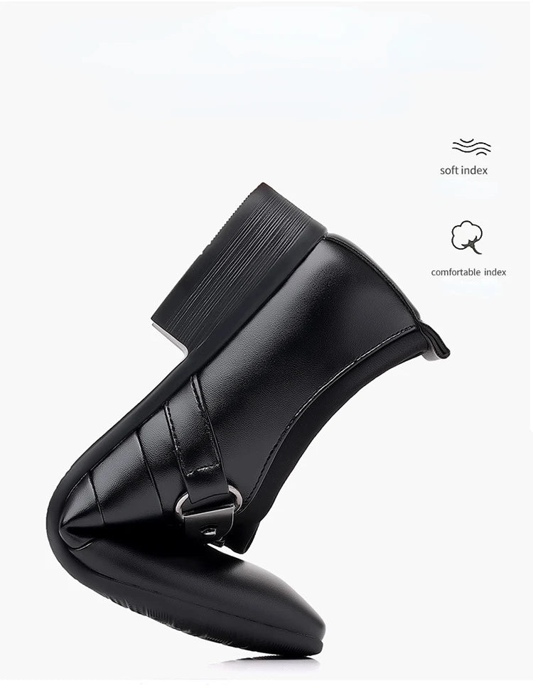 Zapatos Vestir Hombre Slip-On - Formales Boda Oficina Trabajo Loafers Elegantes