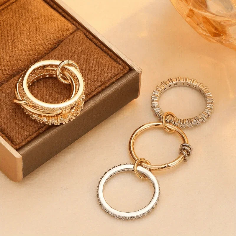 Anillo Apilable Elegante Mujer - Trendy Fashion Lovers Boda