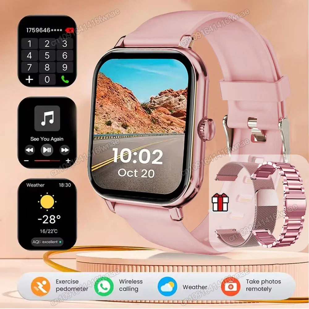 Smartwatch 2.01'' HD para Android iOS - Llamadas Bluetooth Deportivo Música
