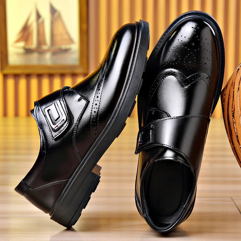 Zapatos Hombre Marca Italiana High-End - Vestir Banquete Cuero Casual Oficina Entrevistas Business