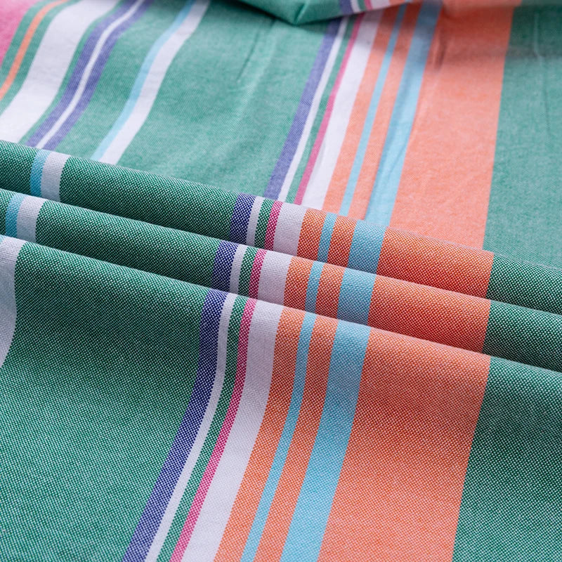 Camisa Hombre Oxford 100% Algodón - Manga Larga Rayas Bolsillo Formal Tallas Grandes