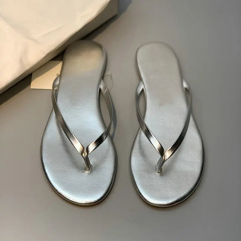 Chanclas Mujer 2025 Verano - Sandalias Planas Playa Transpirables Ligeras