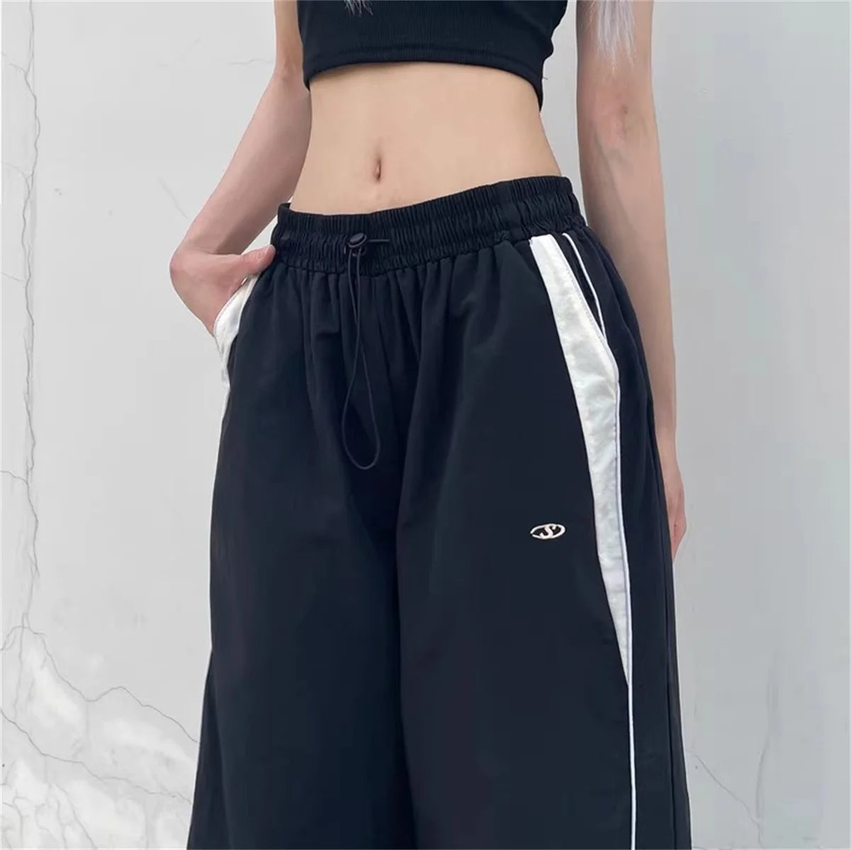 Pantalón Cargo Mujer Verano - Pantalón Y2K Baggy Hip Hop 2025