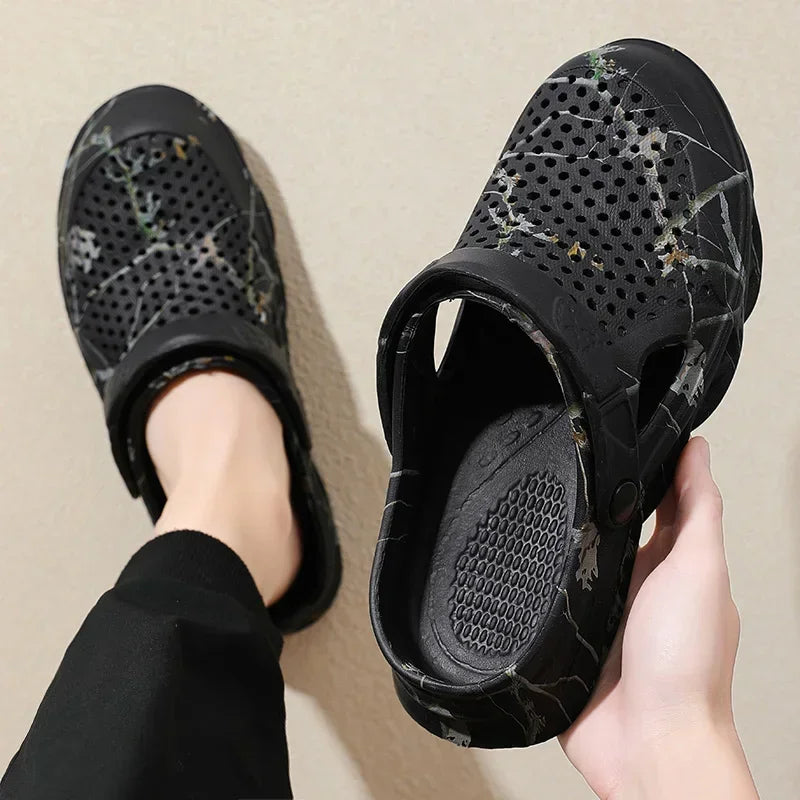 Chanclas Hombre Verano Playa - Sandalias Antideslizantes Outdoor Casual