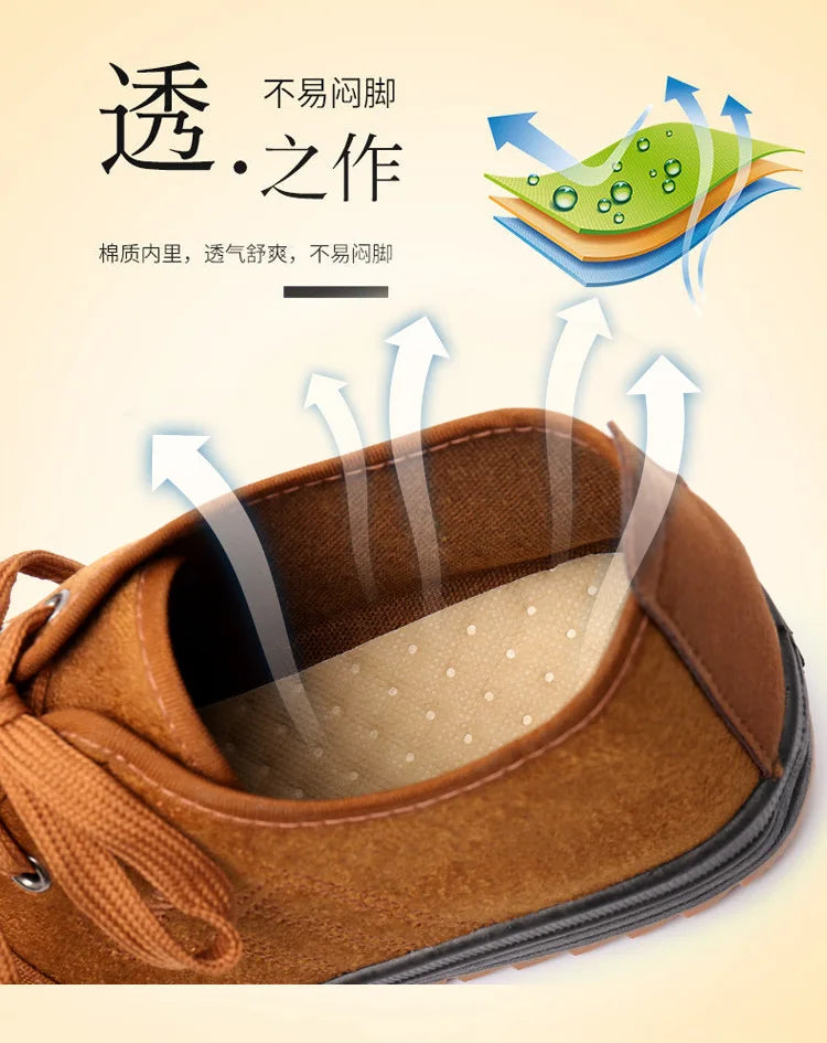 Zapatos Hombre Casual Transpirables - Loafers Sneakers 2023 Fashion Cómodos Planos Artesanales Retro Leisure