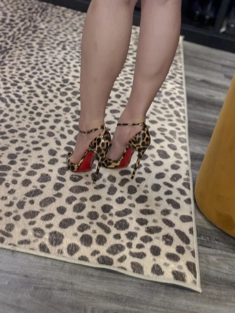 Sandalias Mujer Tacón Alto Sexy - Sandalias Boca Pez Cordones 12cm 2025