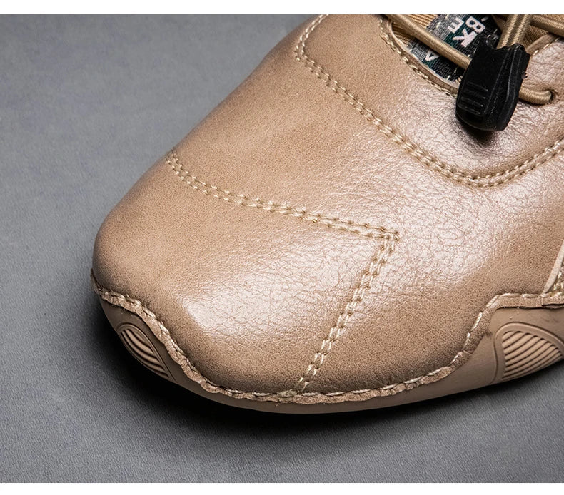 Sneakers Cuero Hombre Conducción 2024 - Casual Fashion Impermeables Luxury Mocasines Vestir