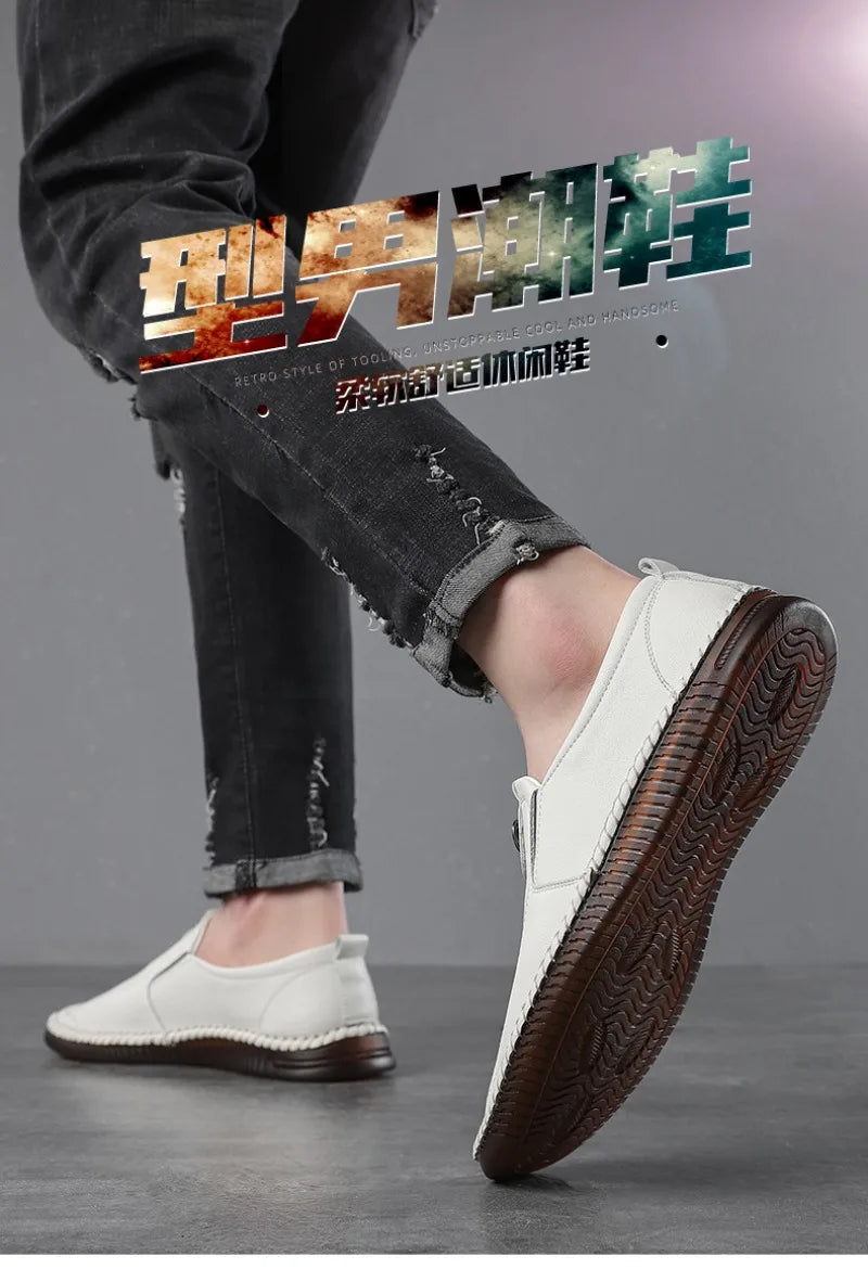 Zapatos Hombre Business Cuero - Vestir Clásicos Fashion Artesanales Conducción Loafers Mocasines