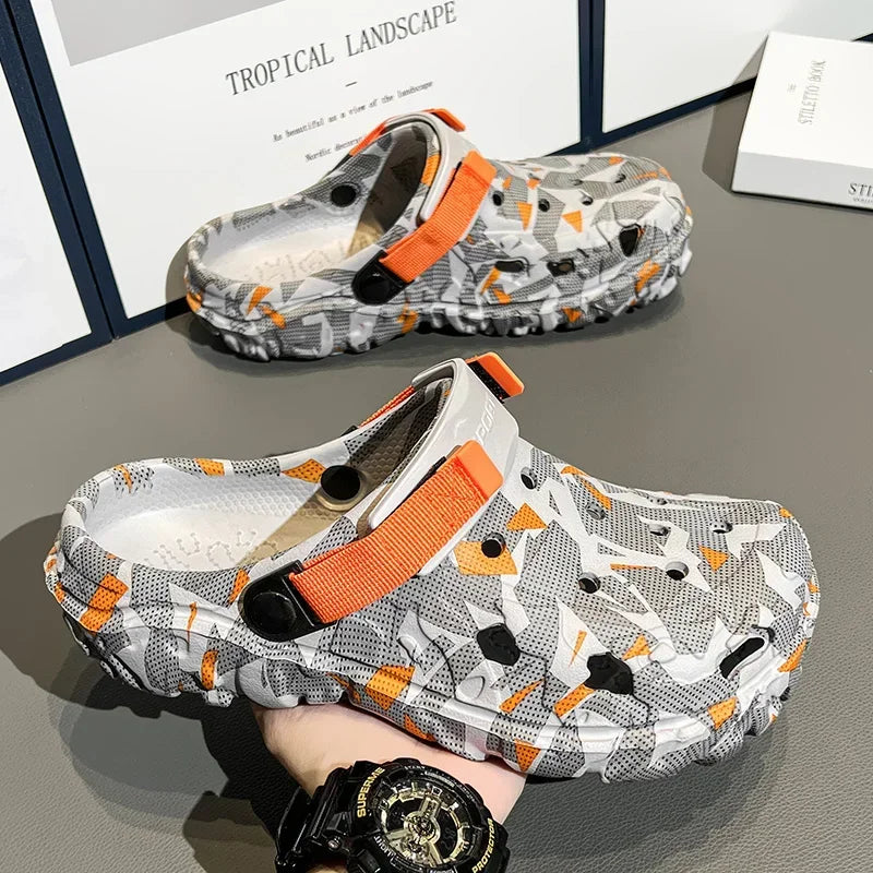 Chanclas Hombre Verano Playa - Sandalias Antideslizantes Outdoor Casual