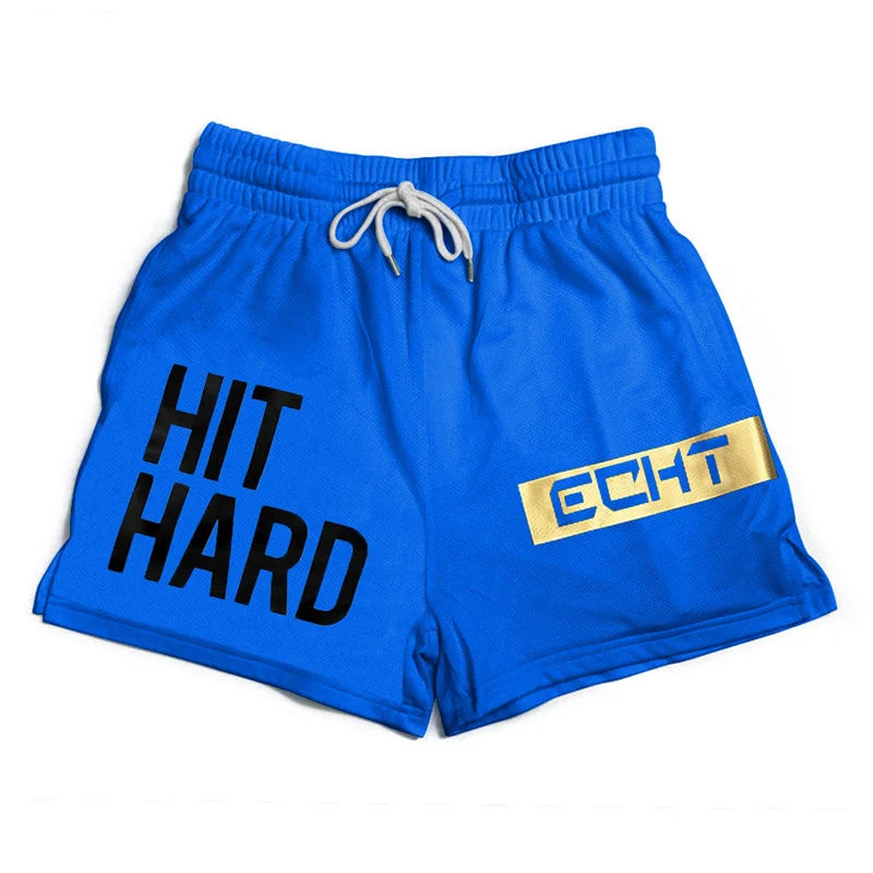 Shorts Deportivos Hombre Fitness Playa - Pantalones Malla Transpirable 2024