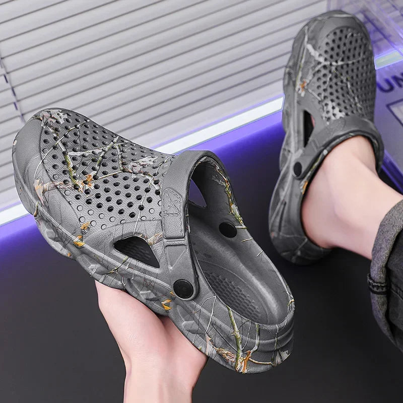 Chanclas Hombre Verano Playa - Sandalias Antideslizantes Outdoor Casual