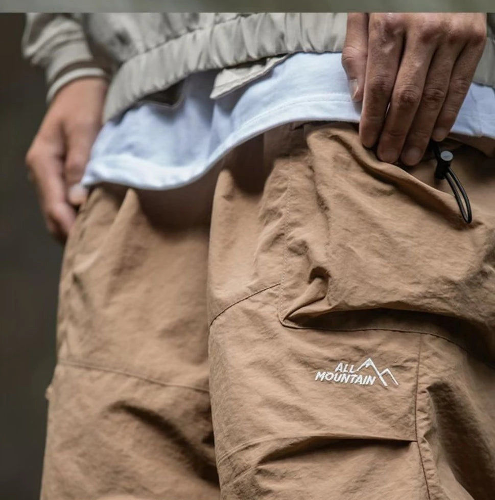 Pantalón Cargo Hombre Verano - Pantalón Paracaidista Outdoor Hiking