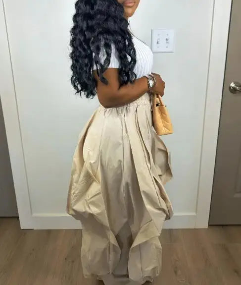 Pantalón Cargo Mujer Elegante - Pantalón Trabajo Patchwork 2025