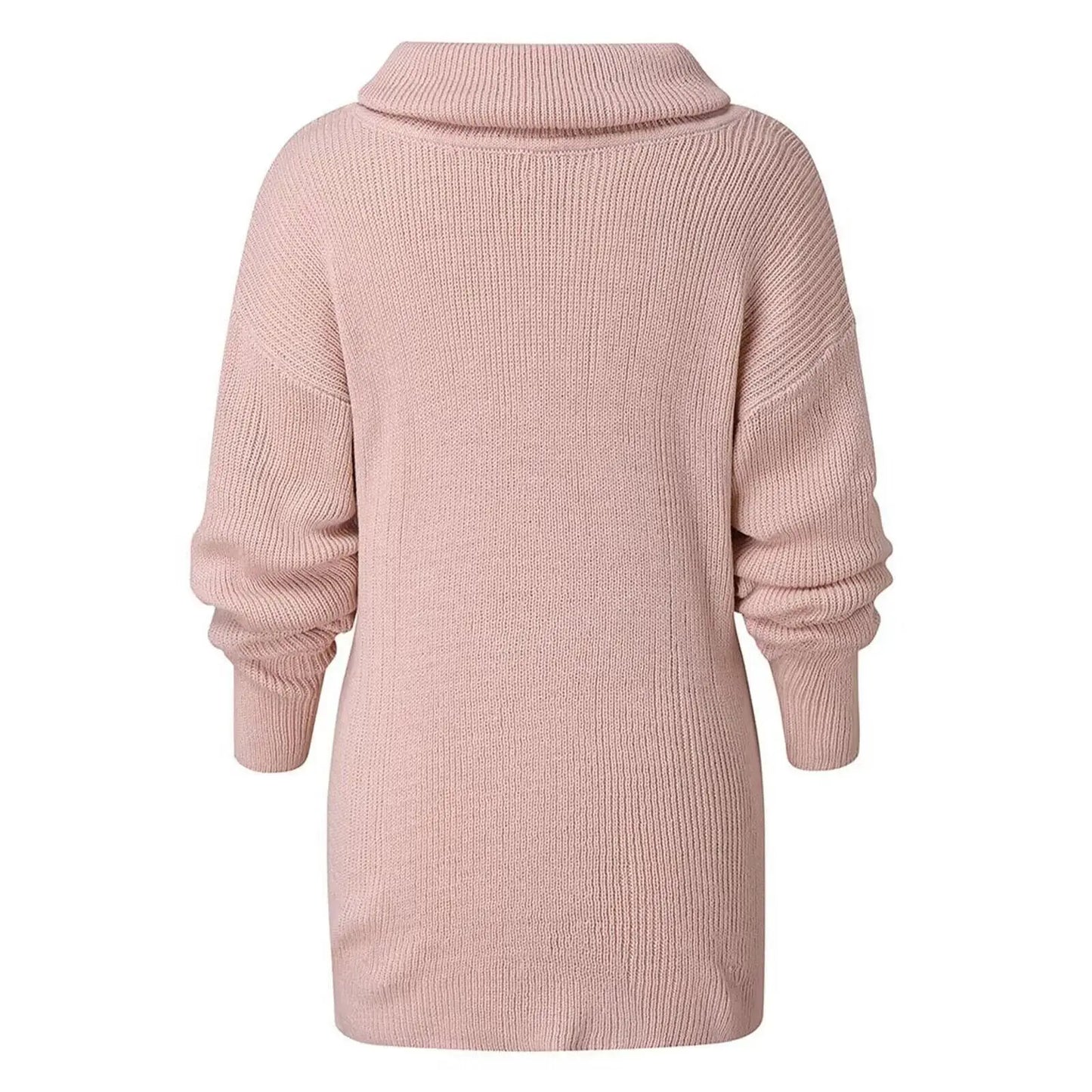 Suéter Mujer Cuello Alto Oversize - Jersey Cálido Otoño Invierno